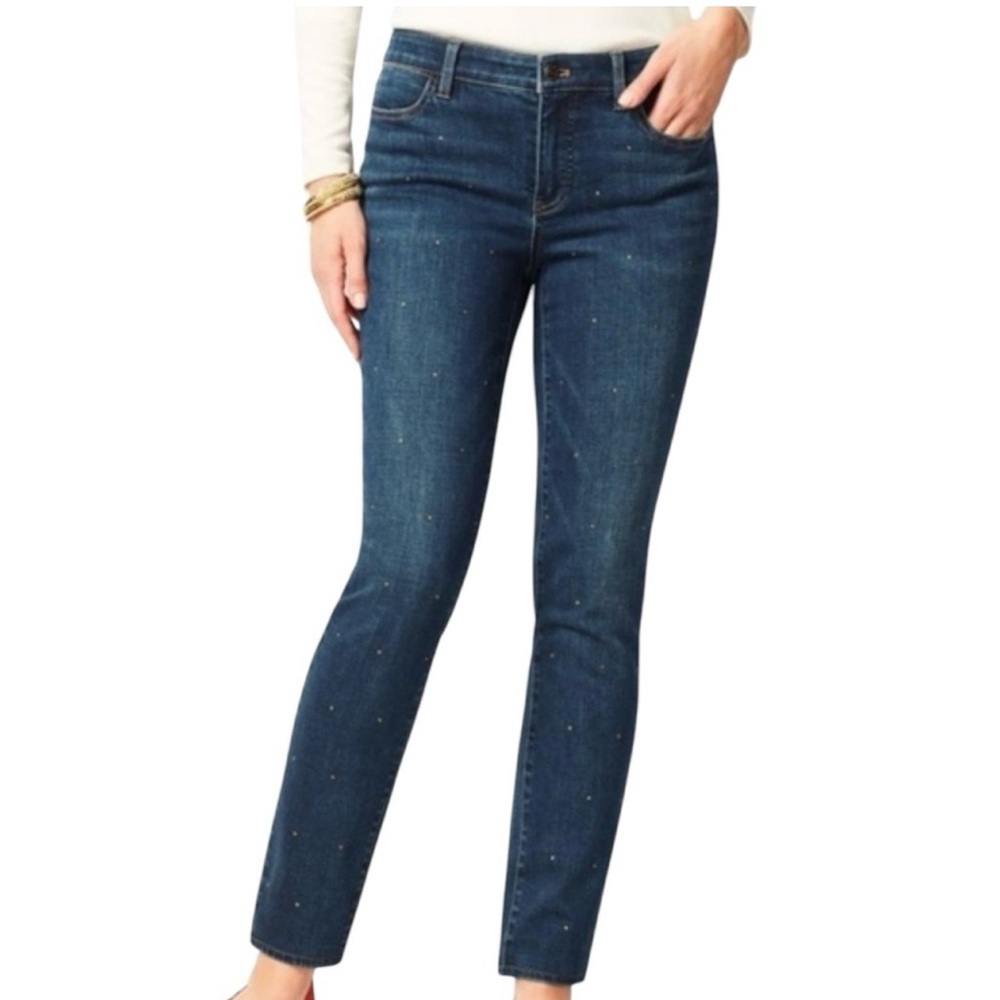 Talbots Flawless Slim Ankle Studded
NWT denim jeans